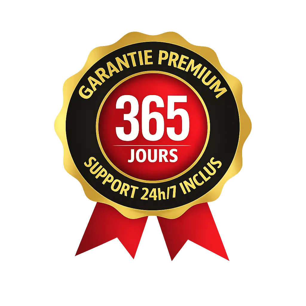 Garantie Premium 365 Jours - Support 24h/7 Inclus