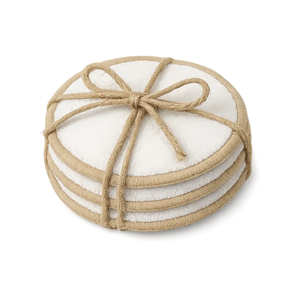 5 Lingettes réutilisables en coton pur