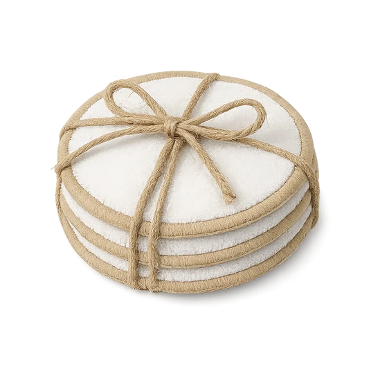 5 Lingettes réutilisables en coton pur