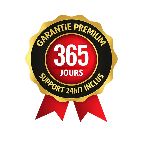 Garantie Premium 365 Jours - Support 24h/7 Inclus